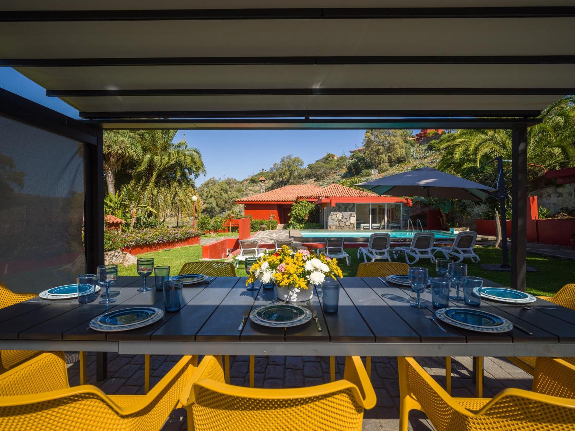 El Jardin De Santa Brigida With Private Pool, Sauna & Jacuzzi Exterior photo
